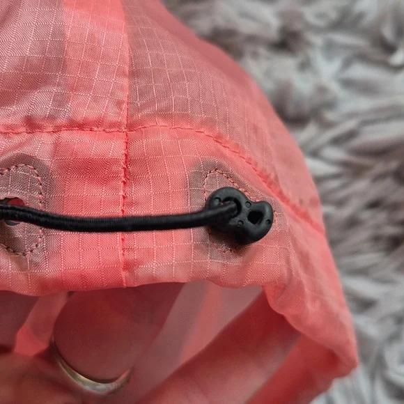 Nike Pink and‎ Yellow Hooded Vest Windbreaker Woman's Size S Colorblock Neon - Picture 11 of 12